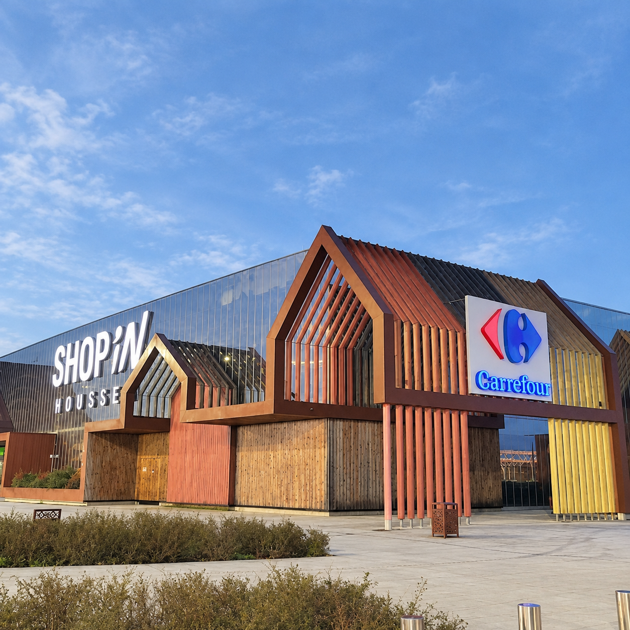 Carrefour, Verbrauchermarkt in Houssen