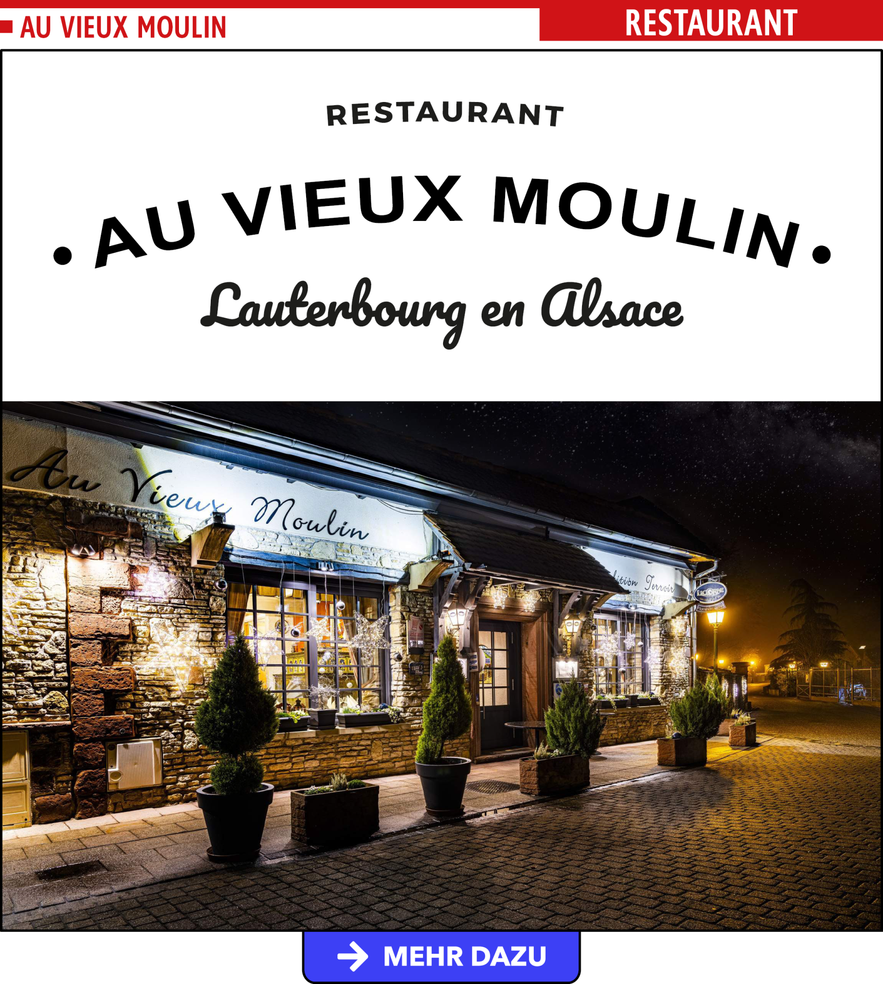 Restaurant Au Vieux Moulin Lauterbourg