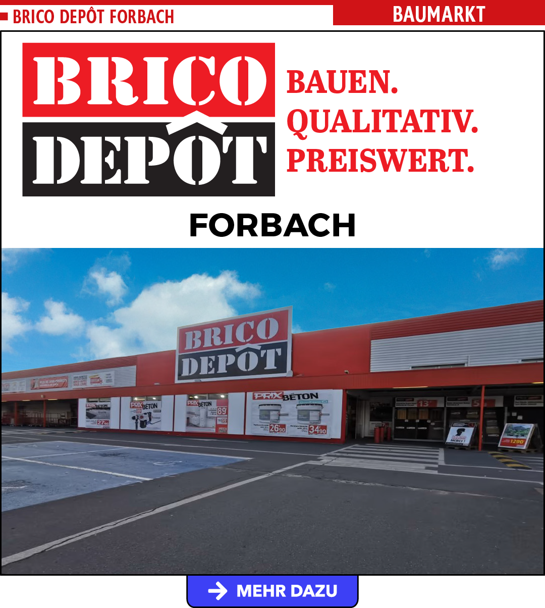 Brico Dépôt Forbach