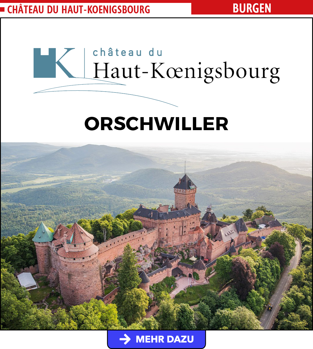 Chateau du Haut Koenigsbourg Orschwiller